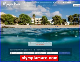 Hotels in Greece, olympiamare.com