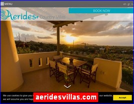 Hotels in Greece, aeridesvillas.com