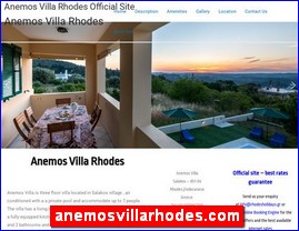 Hotels in Greece, anemosvillarhodes.com