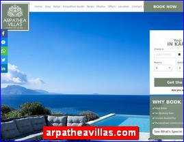 Hotels in Greece, arpatheavillas.com