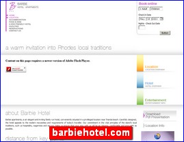 Hotels in Greece, barbiehotel.com