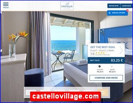 Hotels in Greece, castellovillage.com