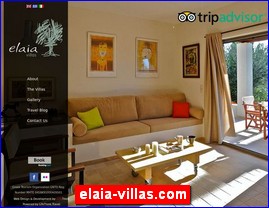 Hotels in Greece, elaia-villas.com