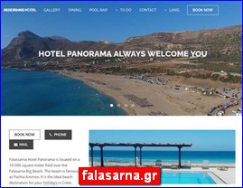 Hotels in Greece, falasarna.gr