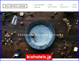 Hotels in Japan, biohotels.jp