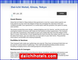 Hotels in Tokyo, Japan, daiichihotels.com
