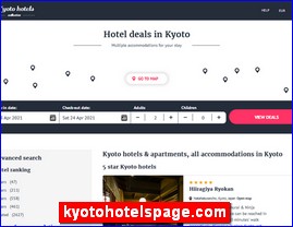Hotels in Kyoto, Japan, kyotohotelspage.com