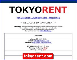 Hotels in Tokyo, Japan, tokyorent.com